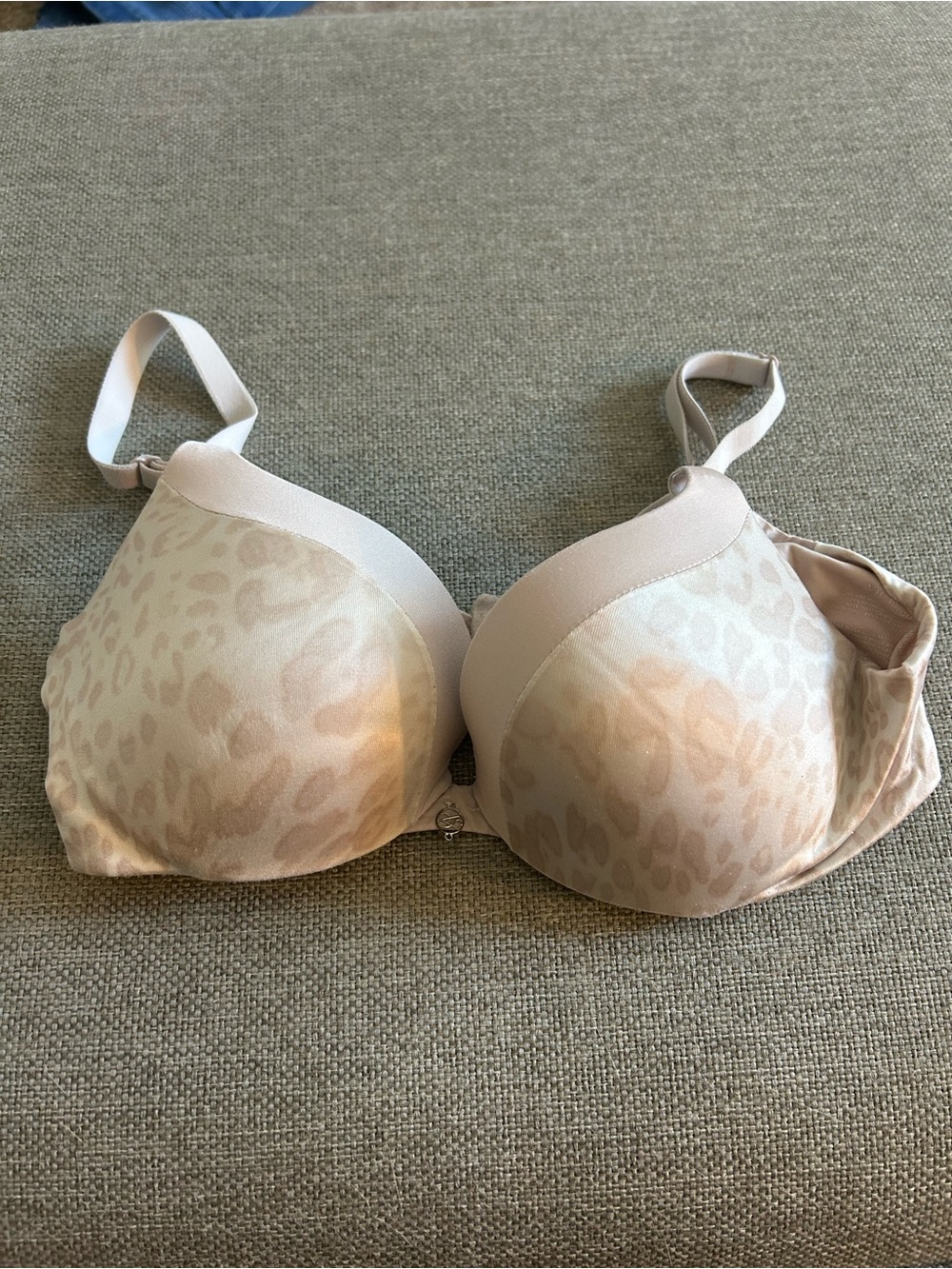Victoria's Secret Beige Leopard Print T-Shirt Bra